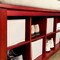 John Louis Home Solid Wood 10 Bin Shoe Storage Bench Red Mahogany JLH-SB-M - alternate 4